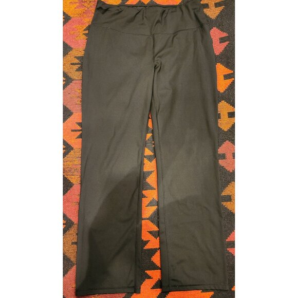 Avia Women's Black High-Waist Yoga Pants XL 16-18 Stretchy Activewear - Picture 1 of 11